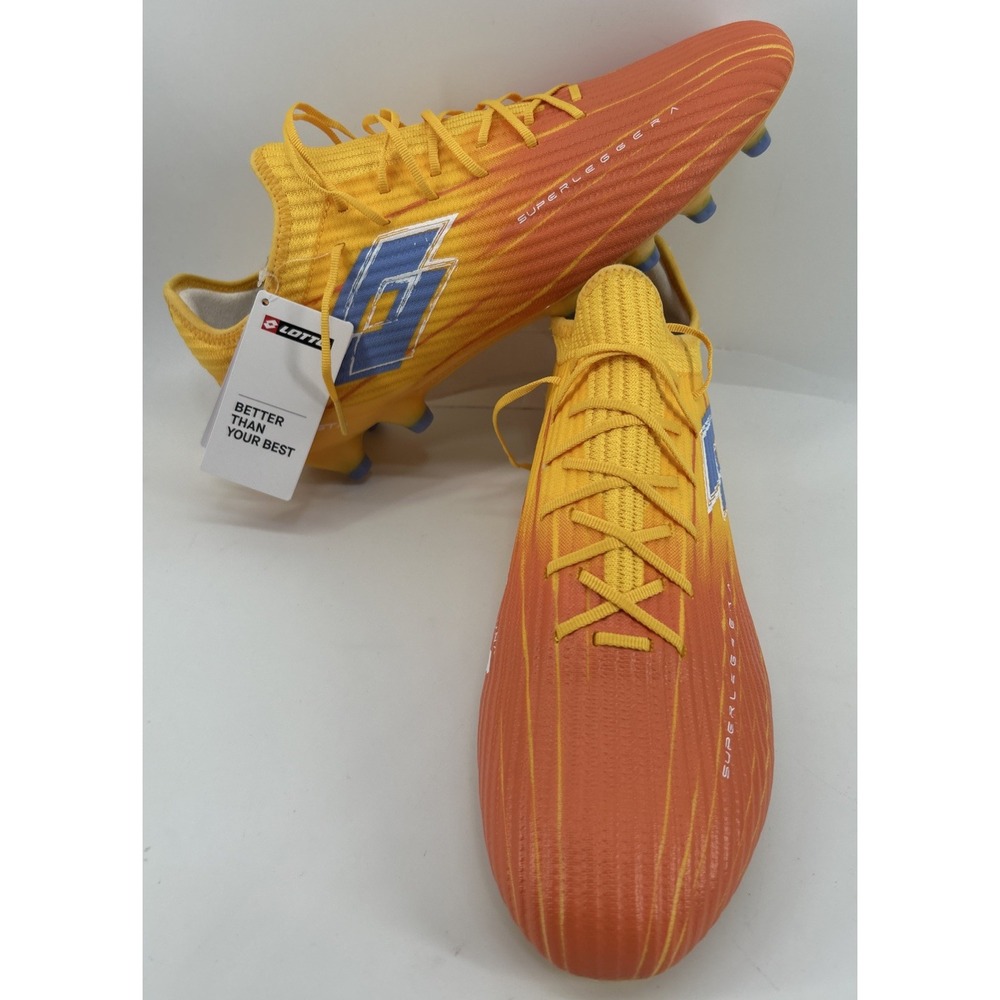 Lotto Solista 200 IX FG Soccer Cleats Yellow 221351 CX3 Size 11 NWT‎